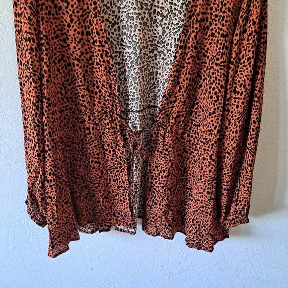 Torrid Cheetah Print Cardigan - Picture 3 of 6